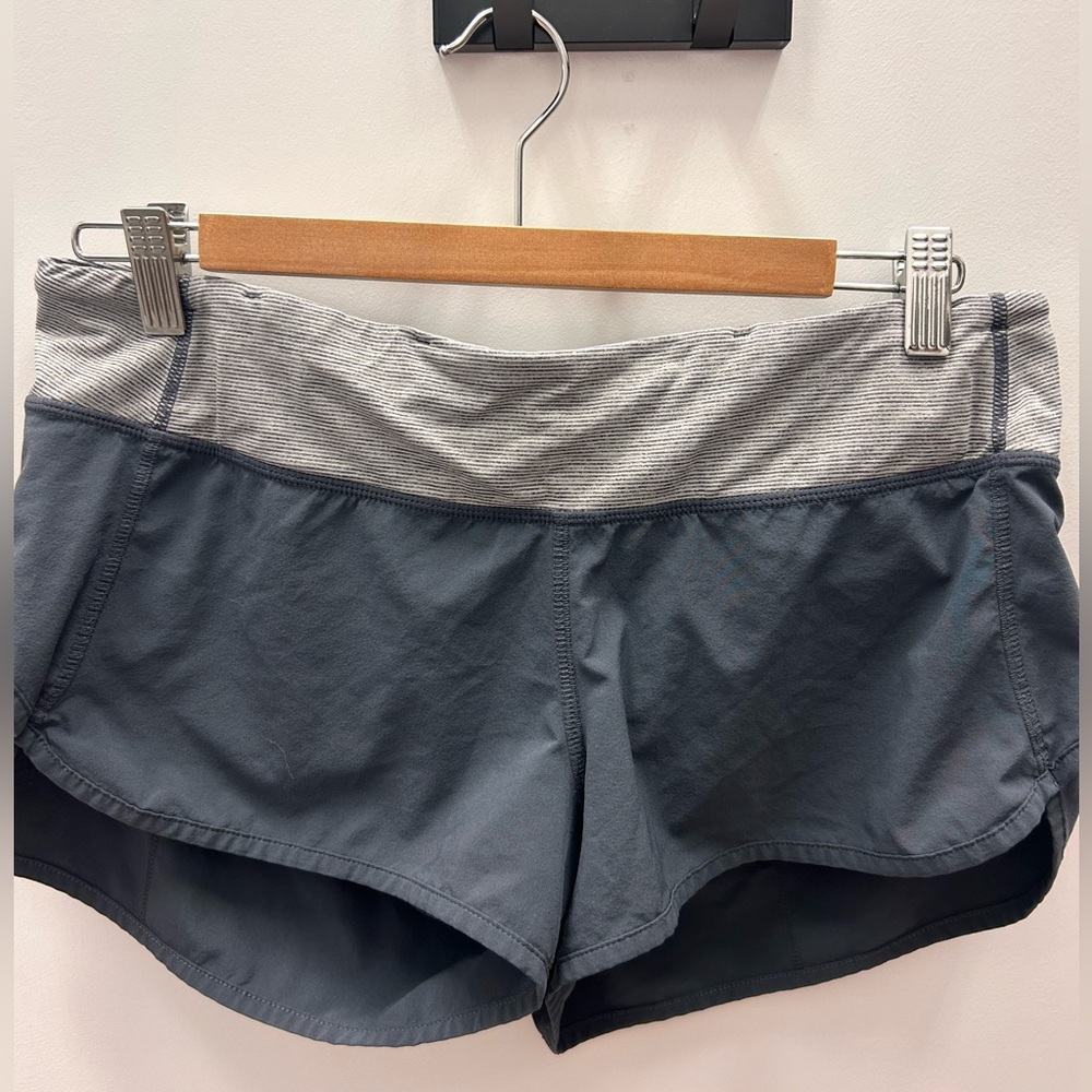 Lululemon Swiftly Speed shorts dark gray